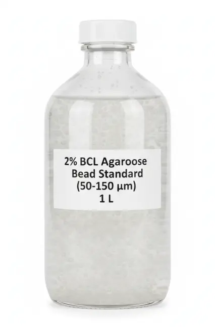 2% BCL Agarose Bead Standard  (50-150 µm),  1 L
